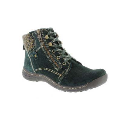 Green 'Deep Pine Denver' ladies boots